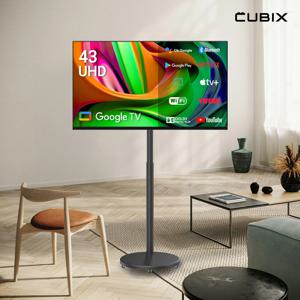 무빙큐빅스 블랙에디션 43인치 4K UHD 삼탠바이미 X1시리즈 셋트 이동식 스마트TV 삼텐바이미 중소바이미 스탠바이미