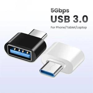 USB Type-C 미니-USB 어댑터 3.0 USB-C 남성 OTG A MacBook Pro iPad Mini6/ProMacBook AirType C 장치용 여성 데이터 커넥터