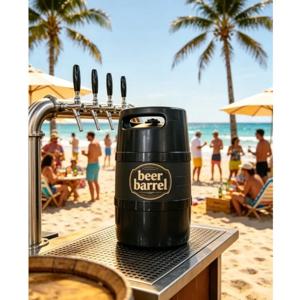 맥주통 3L 5L 휴대용 플라스틱 드래프트 미니 홈브루 맥주통 CO₂ 필요 없음, 고차단 내부 백 포함, 파티 캠핑용