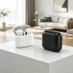 TWS Fone 블루투스 이어폰 마이크 터치 컨트롤이 포함된 무선 헤드폰 스마트폰용 무선 블루투스 헤드셋 이어버드