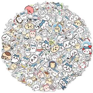 100pcs Chiikawa 스티커 귀여운 DIY 방수 비닐 스크랩북 워터 컵 사랑스러운 만화 애니메이션 전화 케이스 스티커 어린이 선물 장난감