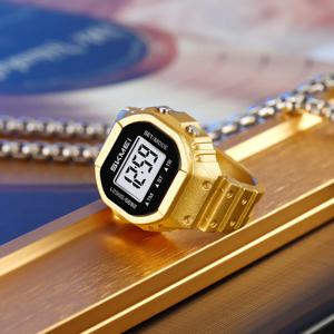 SKMEI 2699 남성용 디지털 손가락 반지 시계, 여성용 미니 반지 시계, 패션 크로노 캐주얼 타이머, 디지털 손가락 시계