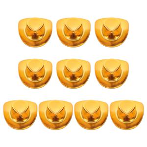 10Pcs 미니 스파클 카우보이 모자 인형 집 미니어처를위한 서양식 DIY 공예 장식 전화 참 키 체인 케이크 토퍼 병
