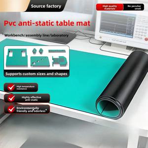 정전기 방지 작업대 매트 고온 내성 고무 PVC 매트 실험실 장비 유지보수용 미끄럼 방지 데스크 패드
