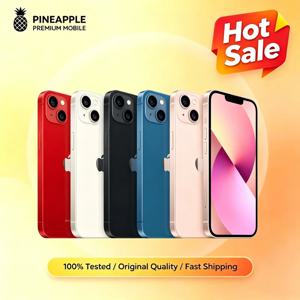 리퍼비시 애플 아이폰13 중고 98% 새것 언락 5G 휴대폰 6.1인치 듀얼 12MP 카메라 IOS Face ID 128/256GB 글로벌 버전