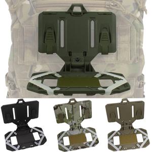 전술 MOLLE 접힌 탐색 보드 휴대 전화 네비게이터 홀더 조끼 가슴 가방 관리자 패널 사냥 조끼 액세서리