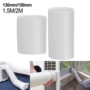 1.5/2M 휴대용 유연한 컨디셔너 배기 호스 범용 덕트 연장 파이프 모바일 에어컨 용 텔레스코픽 벤트 튜브