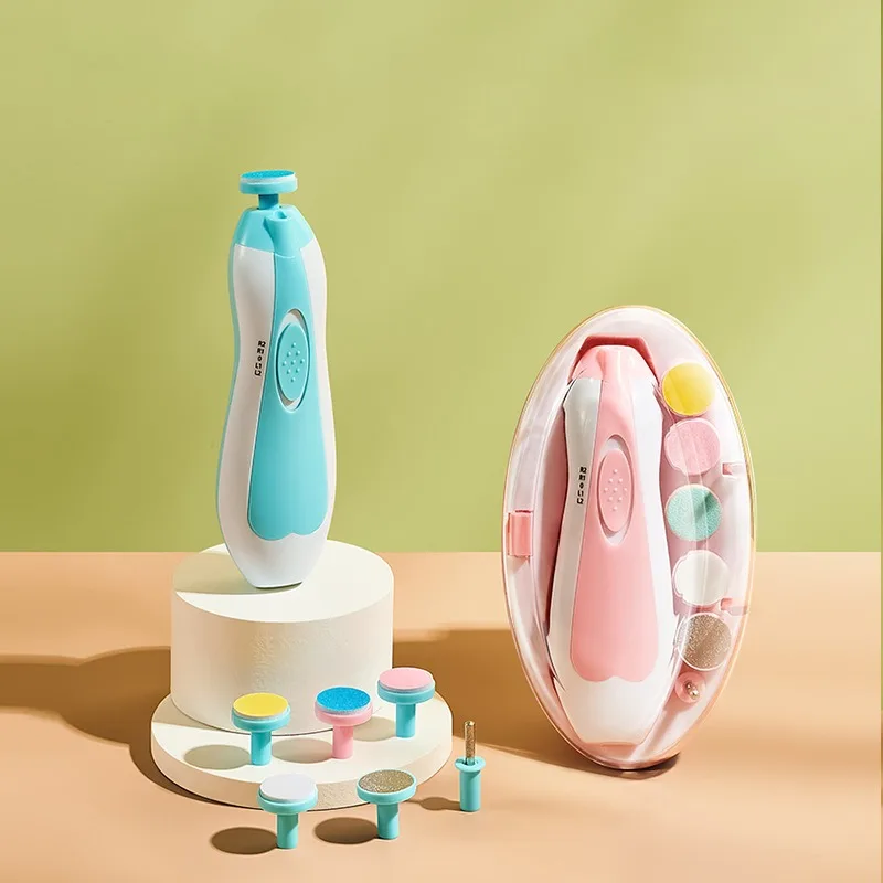 다기능 전동 아기 손톱깎이 트리머 매니큐어 도구 세트 아기 손톱깎이 아기 손톱 다듬기 발톱 손톱깎이