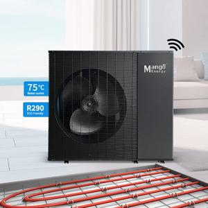 R290 공기열원 히트펌프 냉난방 태양열 야외형 12kW A+++ 에너지 효율 공기-물 일체형 DC 풀인버터