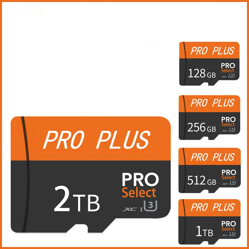 리딩 스피드 마이크로 SD TF 메모리 카드 256GB~128GB 1TB 2TB 모니터링용 - 디지털 기기용 특정 용도 메모리 저장 장치