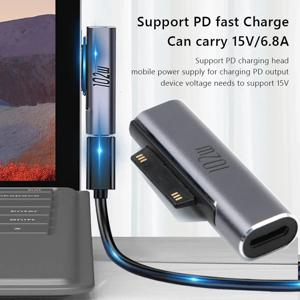 102W PD 고속 충전 어댑터 TypeC 전원 공급 장치 충전기 Microsoft Surface Pro X 8 7 6 5 4Go Book 변환기 플러그 연결