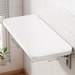 1Pc 벽 접이식 랙 펀칭 배플 없음 주방 벽걸이 형 다기능 식탁