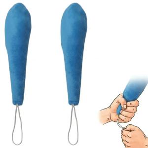 손가락 경련 방지용 소프트 팜 쿠션, 노인 관절염용, 손톱 손질 방지 야간 손 지지 베개, 1쌍