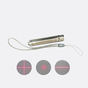 미니 650nm 10mW 레드 도트/라인/크로스 레이저 다이오드 모듈 스테인레스 스틸 휴대용 LED