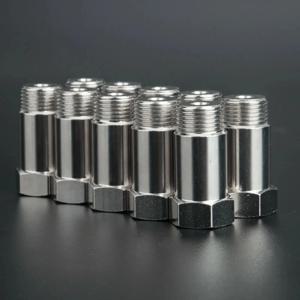 10개입 산소 센서 스페이서 어댑터, 촉매 변환기 벙, O2 제거 어댑터, 45mm, M18X1.5