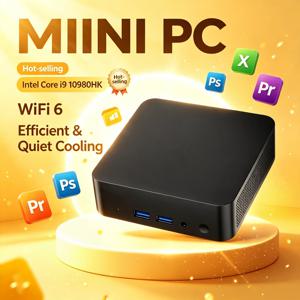 인텔 i9 10980HK 미니 PC 8코어 16스레드 16GB 램 1TB/2TB SSD 4K HD WiFi6 BT5.2 게이밍/오피스/스터디 프로 유닛