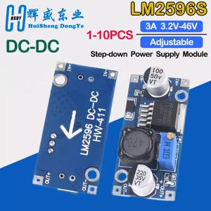 1-10PCS LM2596 DC-DC 벅 컨버터 전압 레귤레이터 3.2V-46V ~ 1.25V-35V 벅 컨버터 전원 공급 장치 스텝 다운 모듈