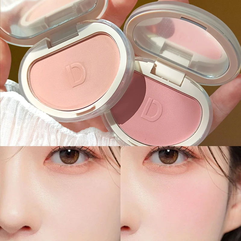 다이만푸 모노크롬 허니 파우더 파우더 블러셔, 고광택, 내추럴 브라이트닝, 루즈 세팅, 파우더 블러셔 크림