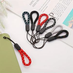 3/5pcs 휴대 전화 스트랩 아이폰 핸드폰 홀더용 짧은 끈 키용 내마모성 ID 카드 스트랩 핸드헬드 로프