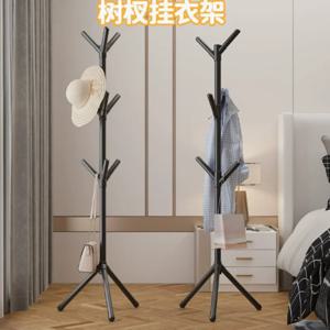 가정용 트리형 코트 걸이, 독립형 다용도 후크 랙, 현관 및 거실용 이동식 수납함