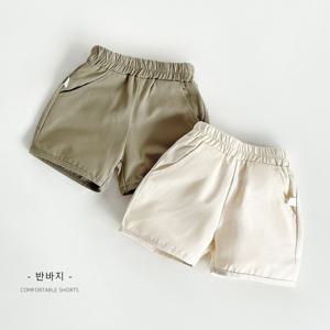 Ircomll 2 Pcs 여름 아기 작업복 반바지 유아 및 유아용 100% 유기농 면, 소년, 소녀 통기성 레저 반바지