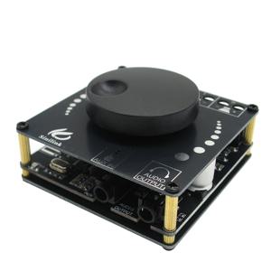 미니 블루투스 5.0 50W+50W 듀얼 채널 오디오 파워 디지털 앰프 보드 스테레오 앰프 3.5MM AUX USB APP XY-AP50L