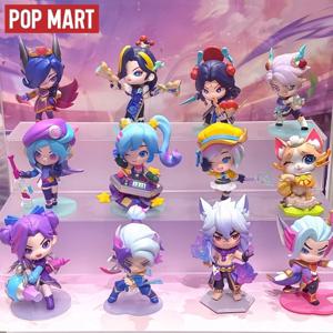 오리지널 POPMART 팀파이트 택틱스 리틀 레전드 시리즈 2차 트렌디 블라인드 박스 고품질 피규어 장식 서프라이즈 선물 장난감