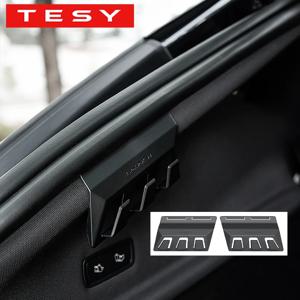 테슬라 모델 YL Y 주니퍼 액세서리용 TESY 2개 트렁크 후크, 숨김형 리어 부트 카고 백 걸이, 식료품 걸이, 내부 부품