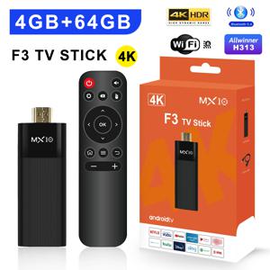 안드로이드 14 TV 스틱 4K 1080p WiFi 6 구글 보이스 넷플릭스 유튜브 F3 BT5 24fps WiFi 디코딩 미디어 플레이어 라이브 버전