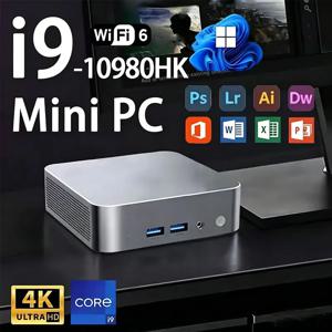 윈도우 11 프로 미니 PC 인텔 I9 10980HK 미니 PC 컴퓨터 16GB 32GB 램 1TB SSD 게이밍 PC 와이파이 6 BT5.2 미니 PC 데스크탑
