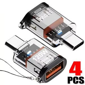 OTG USB C(암) - USB A(수) 어댑터 컨버터, 아이폰 16, 15, 아이패드, 태블릿, 삼성 갤럭시, 안드로이드용 고속 데이터 전송