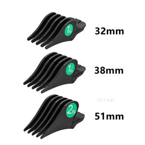 Wahl 헤어 클리퍼 가드 이발소 커팅 가이드 빗 전기 클리퍼 액세서리 Y0504 용 대형 제한 빗 32mm 38mm 51mm