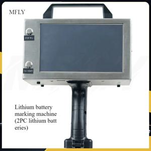 휴대용 리튬 배터리 터치스크린 전기 마킹기 도트핀 마커 VIN 번호 마킹 범위 90x30mm 전자석 포함