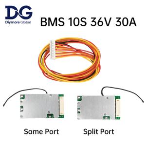BMS 10S 36V 30A 리튬 배터리 보호 보드 동일 포트 분할 포트와 균형 조정 배터리 보호 보드