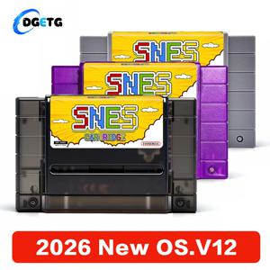 2026 V12 3000 in 1 SNES 게임 카드 8GB TF 카드 포함 SFC 게임 카트리지 SFC 슈퍼 패미컴 미국 게임 콘솔 게임 액세서리