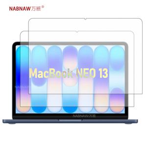 MacBook NEO 13용 풀 HD 강화 유리 필름 화면 보호기 Apple Macbook NEO 13인치 9H 안티 스크래치 커버 2팩