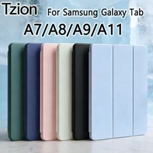 삼성 갤럭시 탭 A7 라이트 A8 A9+ A11+ 8.7 10.5 11 T220 T500 T505 X110 X210 X130 X230 마그네틱 플립 스탠드 커버 태블릿 케이스