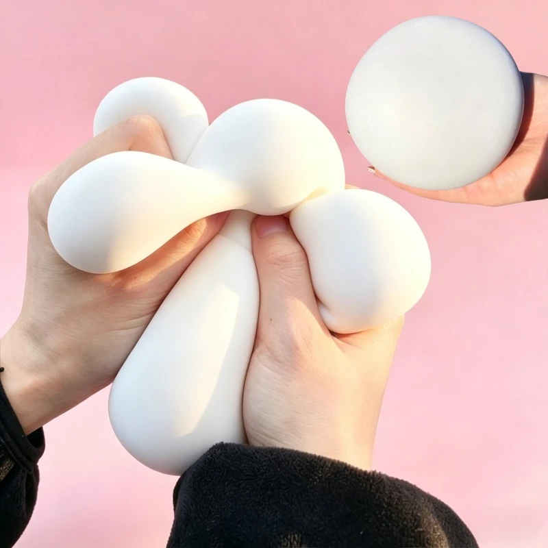 스퀴시 빵 스트레스 볼 피젯 토이 부드러운 빵 모양 스퀴즈 볼 스트레스 해소 슬로우 라이징 감각 장난감 성인용 휴식 선물