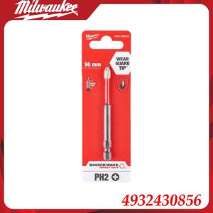 밀워키 4932430856 SHOCKWAVE PH2 크로스 임팩트 비트(90mm) 오리지널 블리스터 카드 포함 - 웨어 가드 전동 공구 액세서리
