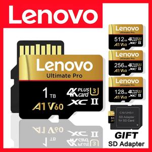 풀 HD 레노버 SD 카드 메모리 카드 마이크로 TF SD TF 카드 128GB 1TB 256GB 고속 8K 클래스 10 U1 카메라/휴대폰용