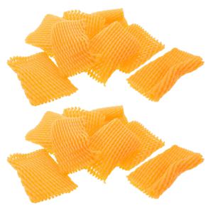 400Pcs Epe 폼 과일 보호 네트 가방 망고 배 아보카도 토마토 식료품 포장용 충격 방지 쿠션 재사용 가능한 메쉬