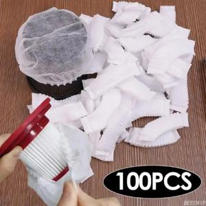 100Pcs 진공 청소기 필터 메쉬 보호 커버, 진공 청소기 용 부직포 필터 메쉬 예비 부품