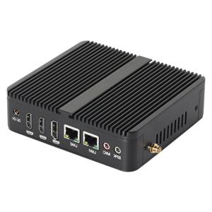 미니 PC 인텔 셀러론 J6412 N150 프로세서 2x HDMI 1x DP 2x COM RS232 2x 이더넷 윈도우10/11 리눅스