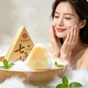 화이트 코코넛 오일 수제 향수 비누 스노우 그래스 비타민 E 진주 가루 딥 클렌징 스킨 내추럴 젠틀 클렌즈 바스 2-in-1