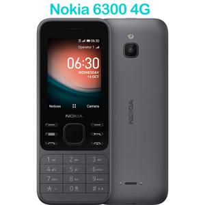 노키아 6300 4G 2020 중고폰 2.4인치 2SIM WiFi 1500mAh 핫스팟 공유 FM 라디오 3.5mm 블루투스 노키아 노인폰 언락