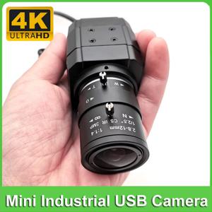 풀 HD 4K 8MP 30fps USB 미니 메탈 박스 웹캠 UVC OTG PC 2K 4MP 5-50mm 가변 초점 렌즈 USB 비디오 카메라 라이브 강의용