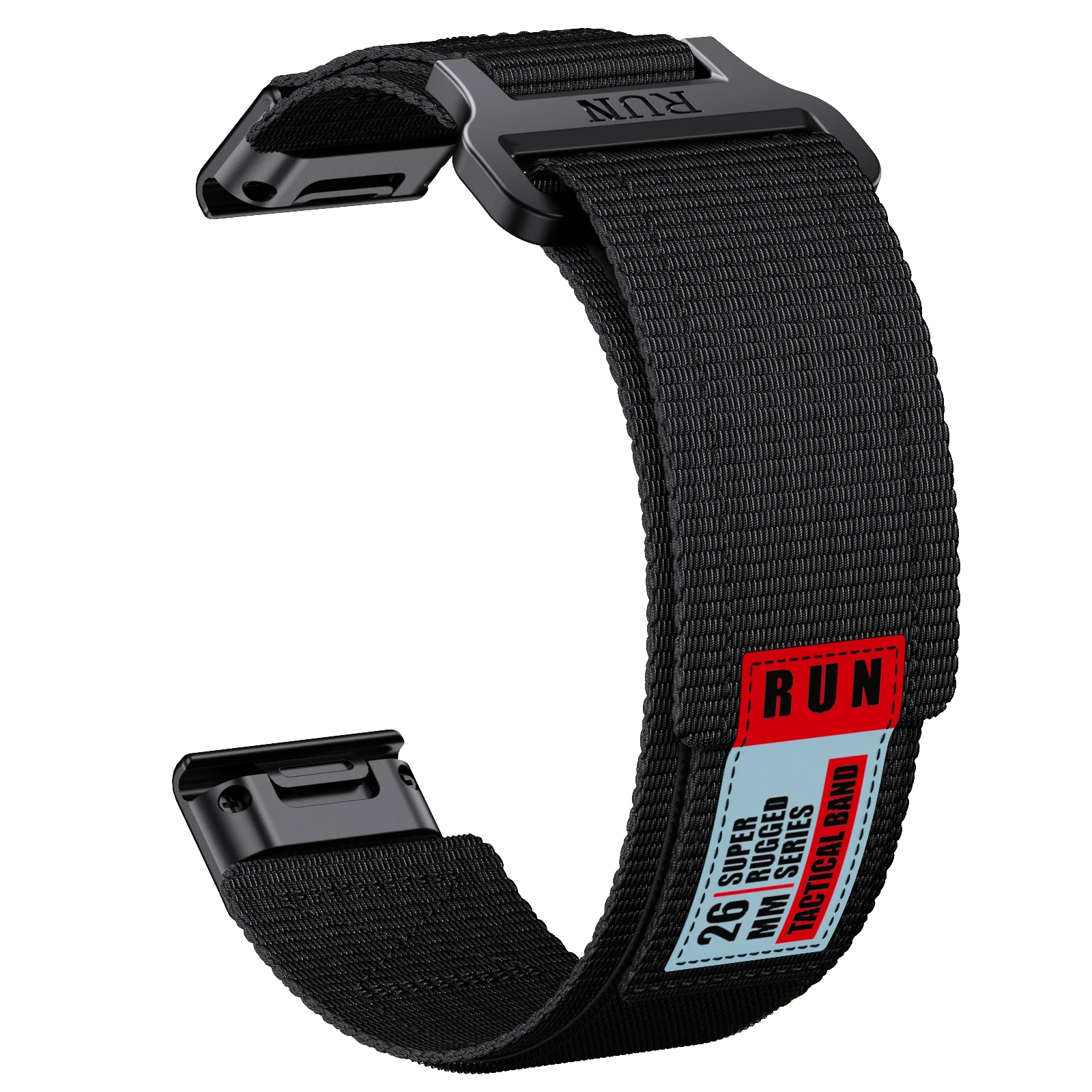 Runcool 22mm 26mm 폭 Garmin Fenix ​​7 7X Pro 6 6X 5 5X Plus QuickFit 스트랩 본능 2 교체 팔찌