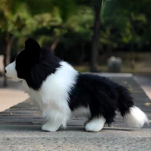 보더 콜리 봉제 인형 11.8인치 어린이 봉제 인형 소년과 소녀를 위한 완벽한 선물