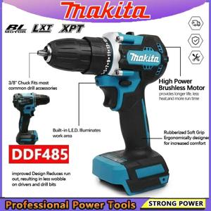마키타 DDF485 10MM LXT 컴팩트 무선 공구 다기능 드라이버 임팩트 브러시리스 드라이브 충전식 브러시리스 드릴