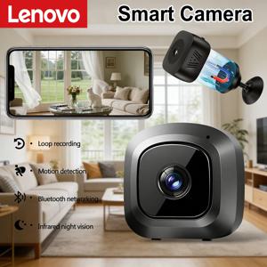 레노버 미니 보안 카메라 프로 4K 풀HD WiFi 감시 카메라, 양방향 오디오, 모션 감지, 적외선 야간 투시 기능 탑재